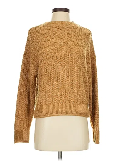Pre-owned Universal Thread Pullover Sweater In Gold