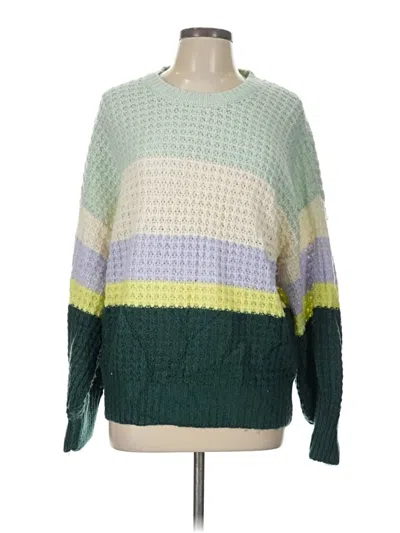 Pre-owned Universal Thread Pullover Sweater In Green