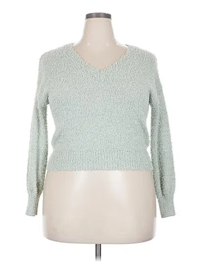 Pre-owned Universal Thread Pullover Sweater In Green
