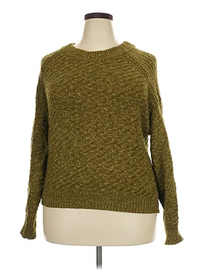 Pre-owned Universal Thread Pullover Sweater In Green