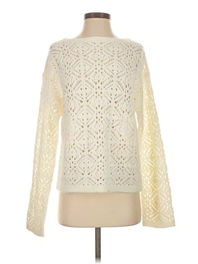 Pre-owned Universal Thread Pullover Sweater In Ivory