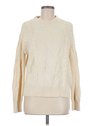 Pre-owned Universal Thread Pullover Sweater In Ivory