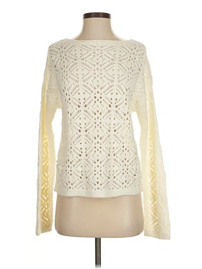 Pre-owned Universal Thread Pullover Sweater In Ivory