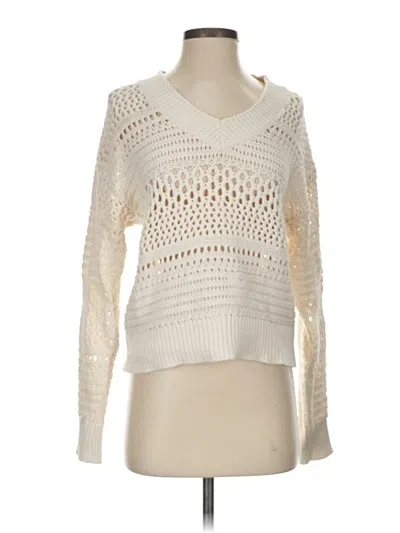 Pre-owned Universal Thread Pullover Sweater In Ivory