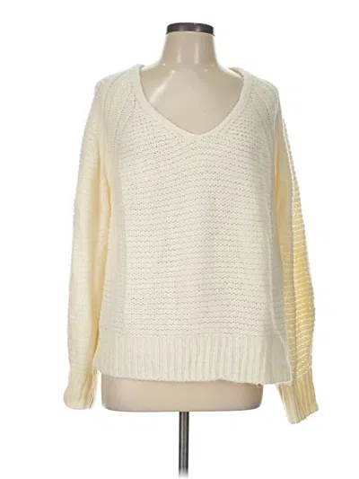 Pre-owned Universal Thread Pullover Sweater In Ivory