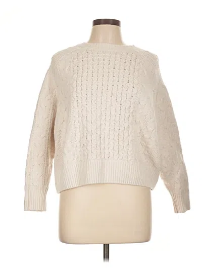 Pre-owned Universal Thread Pullover Sweater In Ivory