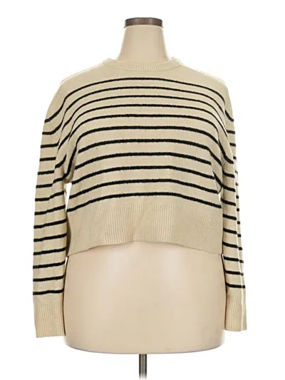 Pre-owned Universal Thread Pullover Sweater In Ivory
