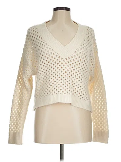 Pre-owned Universal Thread Pullover Sweater In Ivory