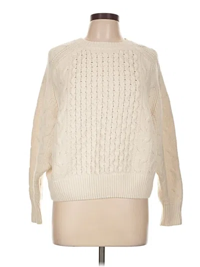 Pre-owned Universal Thread Pullover Sweater In Ivory