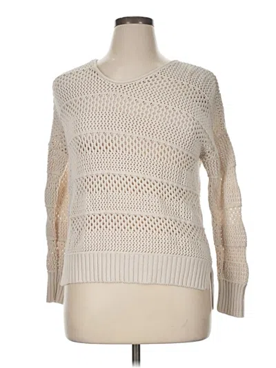 Pre-owned Universal Thread Pullover Sweater In Ivory