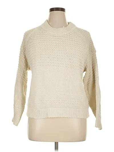Pre-owned Universal Thread Pullover Sweater In Ivory
