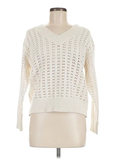 Pre-owned Universal Thread Pullover Sweater In Ivory