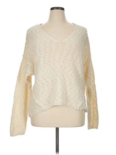 Pre-owned Universal Thread Pullover Sweater In Ivory