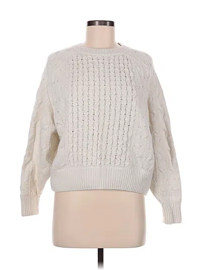 Pre-owned Universal Thread Pullover Sweater In Ivory