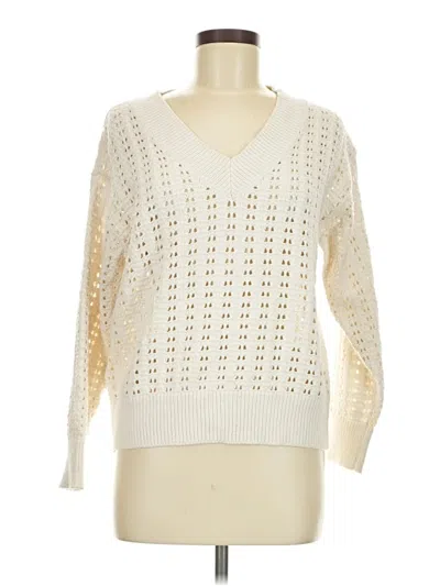 Pre-owned Universal Thread Pullover Sweater In Ivory