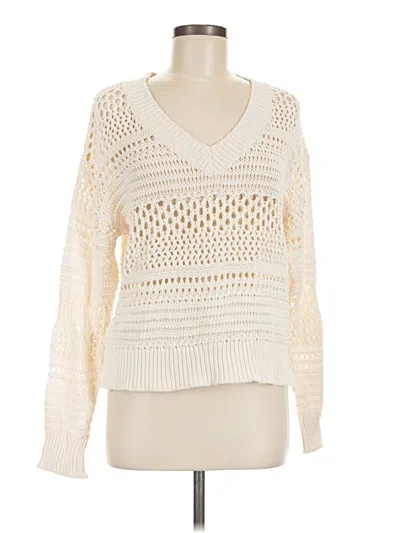 Pre-owned Universal Thread Pullover Sweater In Ivory