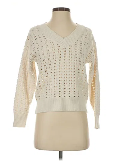 Pre-owned Universal Thread Pullover Sweater In Ivory