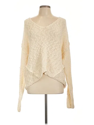Pre-owned Universal Thread Pullover Sweater In Ivory