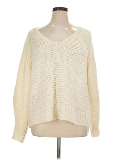Pre-owned Universal Thread Pullover Sweater In Ivory