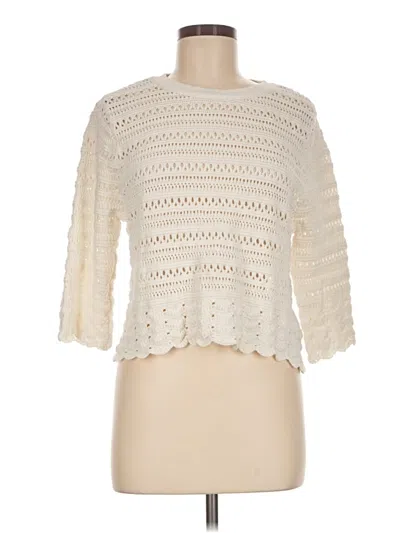 Pre-owned Universal Thread Pullover Sweater In Ivory