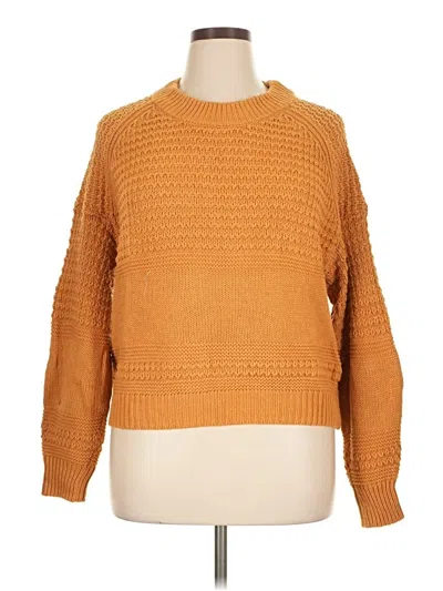 Pre-owned Universal Thread Pullover Sweater In Orange