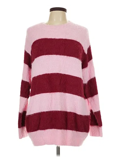 Pre-owned Universal Thread Pullover Sweater In Pink