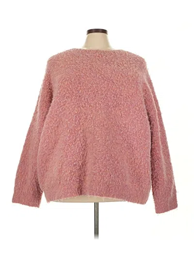 Pre-owned Universal Thread Pullover Sweater In Pink