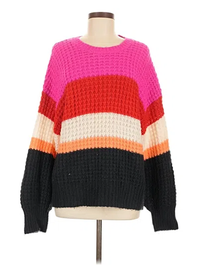 Pre-owned Universal Thread Pullover Sweater In Pink