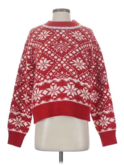 Pre-owned Universal Thread Pullover Sweater In Red