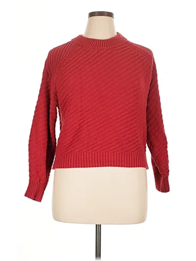 Pre-owned Universal Thread Pullover Sweater In Red