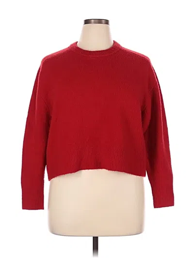 Pre-owned Universal Thread Pullover Sweater In Red