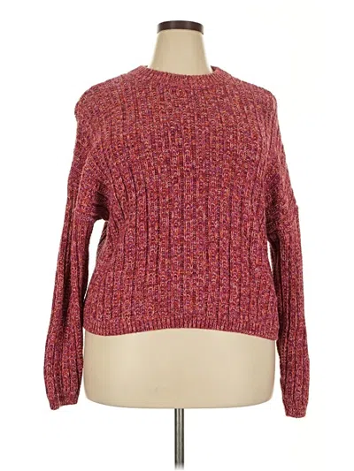Pre-owned Universal Thread Pullover Sweater In Red