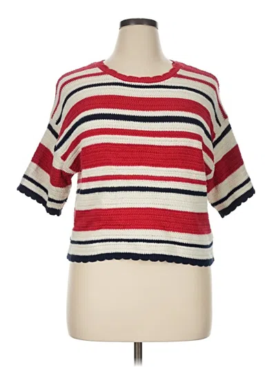 Pre-owned Universal Thread Pullover Sweater In Red