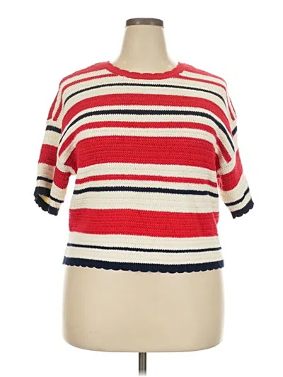 Pre-owned Universal Thread Pullover Sweater In Red