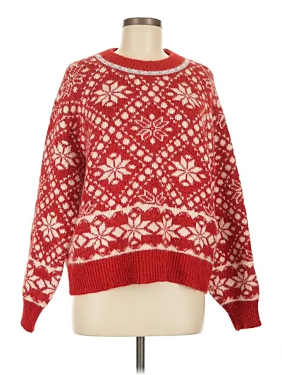 Universal Thread Pullover Sweater In Red
