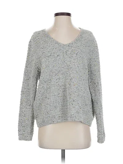 Pre-owned Universal Thread Pullover Sweater In Silver