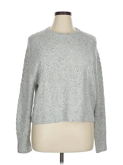 Pre-owned Universal Thread Pullover Sweater In Silver