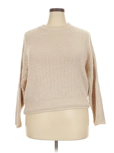 Pre-owned Universal Thread Pullover Sweater In Tan