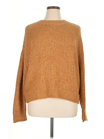 Pre-owned Universal Thread Pullover Sweater In Tan