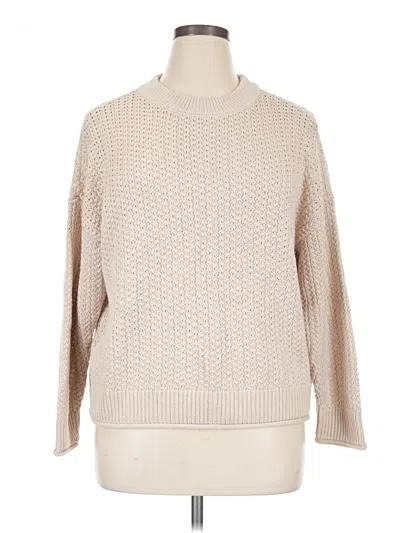 Pre-owned Universal Thread Pullover Sweater In Tan