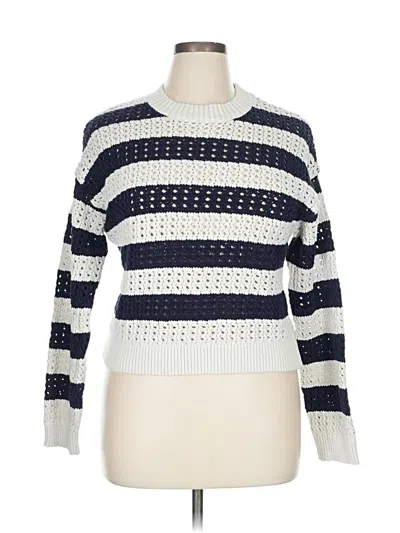 Pre-owned Universal Thread Pullover Sweater In White