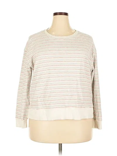 Pre-owned Universal Thread Pullover Sweater In White