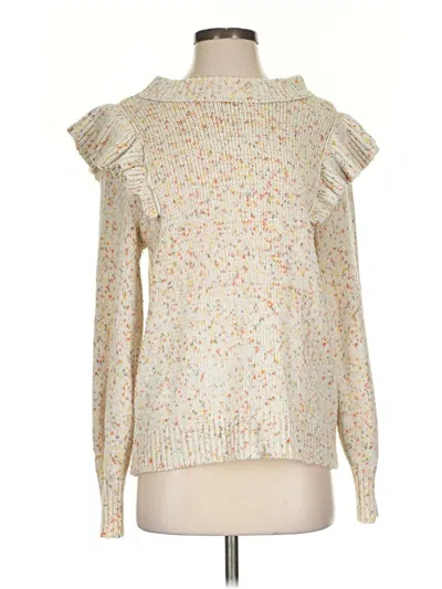 Pre-owned Universal Thread Pullover Sweater In White