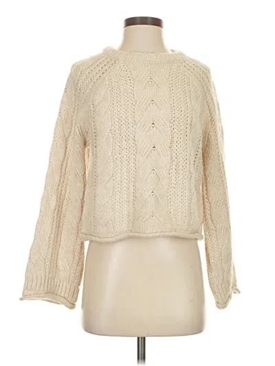 Pre-owned Universal Thread Pullover Sweater In White