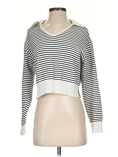 Pre-owned Universal Thread Pullover Sweater In White