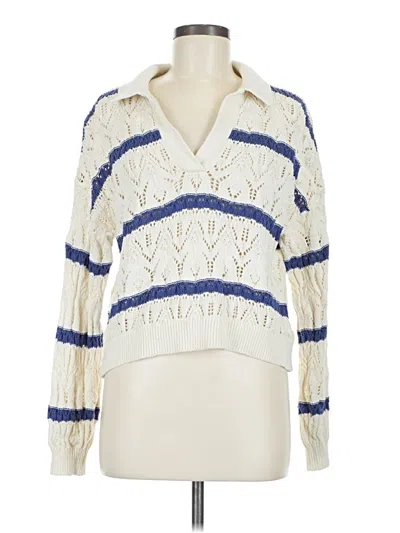 Pre-owned Universal Thread Pullover Sweater In White