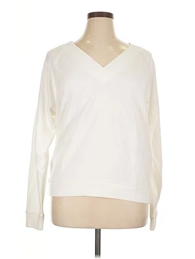 Pre-owned Universal Thread Pullover Sweater In White