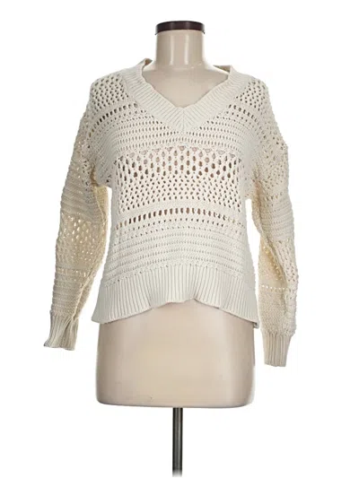 Pre-owned Universal Thread Pullover Sweater In White