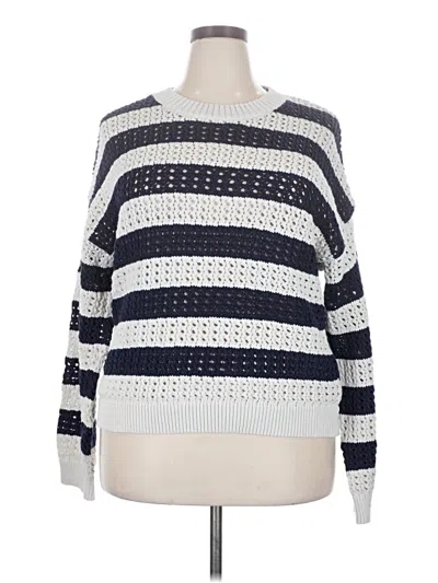 Pre-owned Universal Thread Pullover Sweater In White