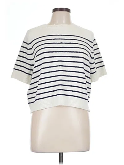 Pre-owned Universal Thread Pullover Sweater In White